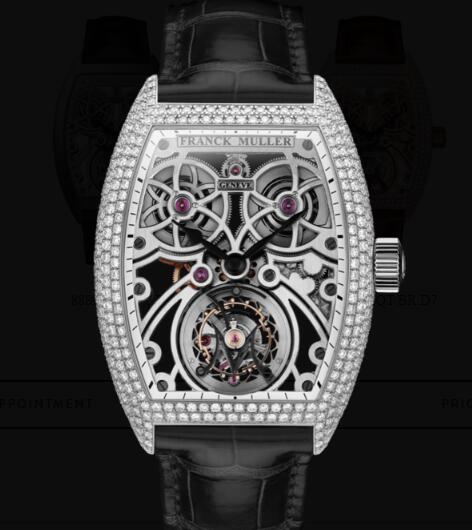 Franck Muller Fast Tourbillon Replica Watches for sale Cheap Price 8889 T F SQT BR D7 OG